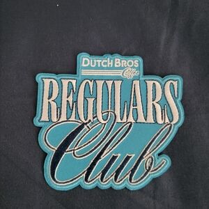Dutch Bros Regulars Club Patch in Blue and White
